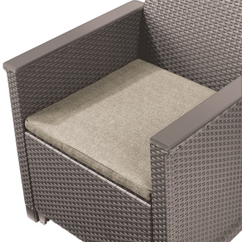 Balkonski set Elodie sa box stolom, kapućino CU 254095-1